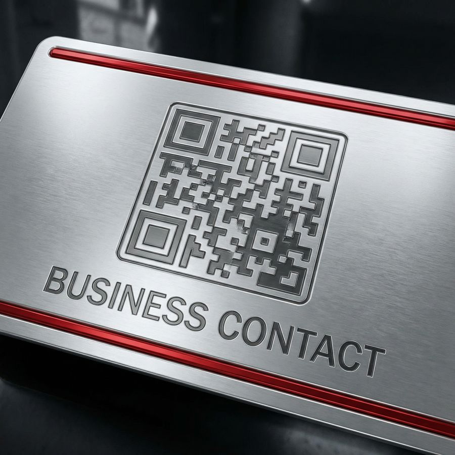 黄色仓库商务二维码